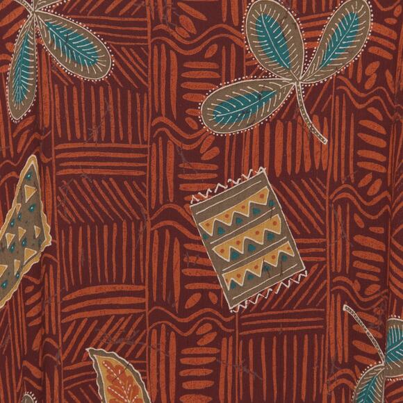 Vintage F.B. Fogg Boho Floral Abstract Caftan Size OS OOAK - Picture 3 of 9